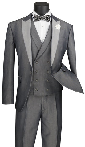 Vinci Men Suit SV2R-6-Silver
