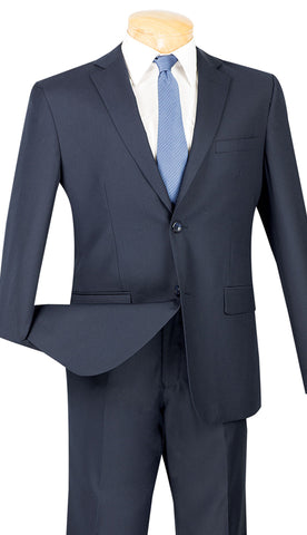 Vinci Men Suit US900-1-Navy