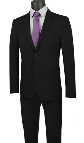 Vinci Men Suit USDX-1-Black