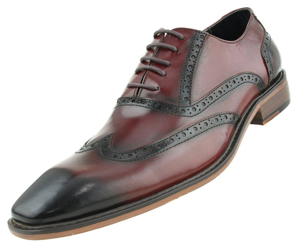 Men's Dress ShoesAG265C Burgundy Church suits for less