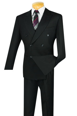 Vinci Men Suit DC900-1-Black