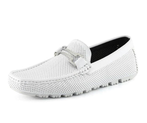 Men Casual Loafer Harry White - Church Suits For Less