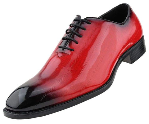 Men Dress Shoes-Brayden Red - Church Suits For Less