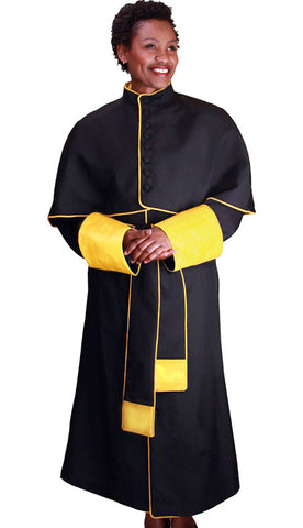 Papal Robe RR9002-Black/Gold