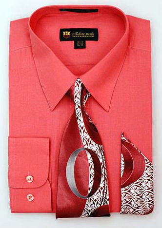 mens fuschia dress shirt Men Dress Shirt SG-21-Fuschia