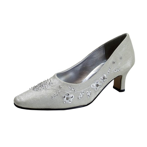 knee length dresses for ladies Zapaka Women Silver Suits Sparkly Sequins 2-Piece Party Suits, Silver / S main image 1