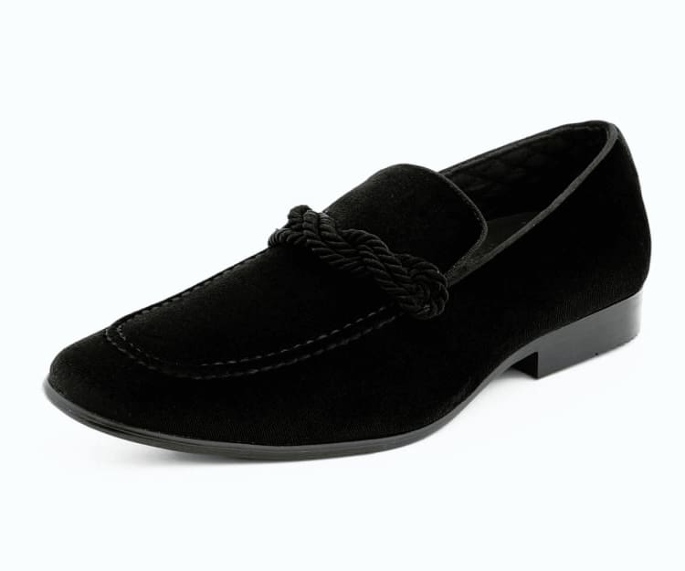 Men Dress Shoes-Esses Black - Church Suits For Less