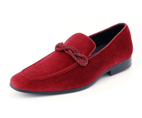Men Dress Shoes-Esses Red - Church Suits For Less