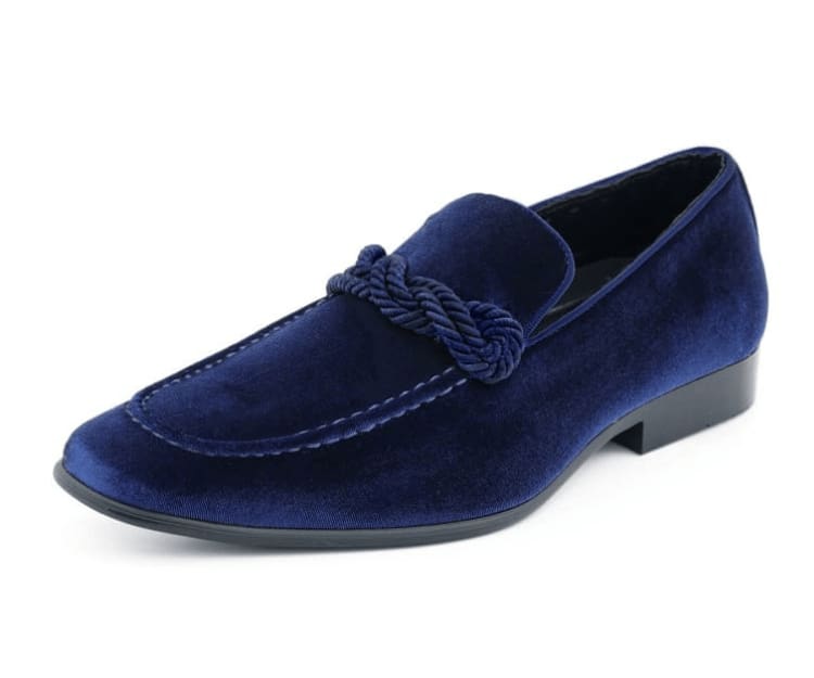 Men Dress Shoes-Esses Navy – Church suits for less