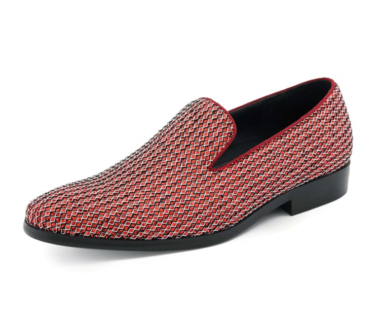 Men Dress Shoe MSD -Eme Red, Red / 8.5
