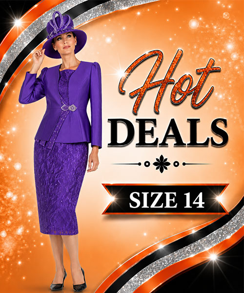Women church suits and church dresses size 14