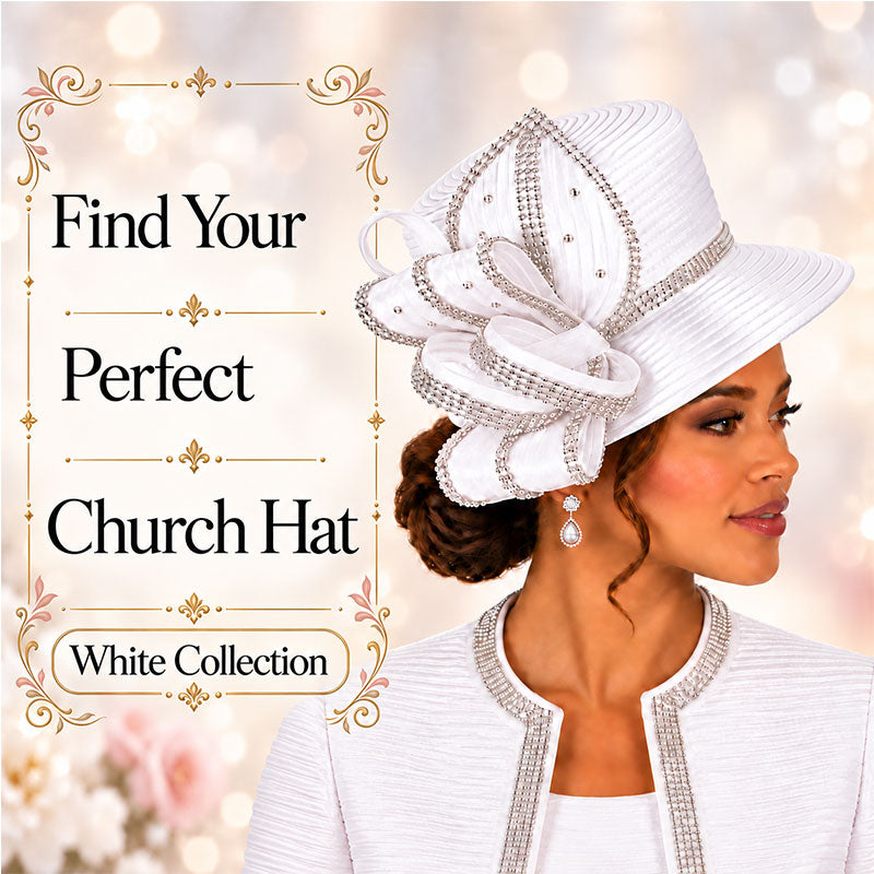 White Church Hats Fo Women