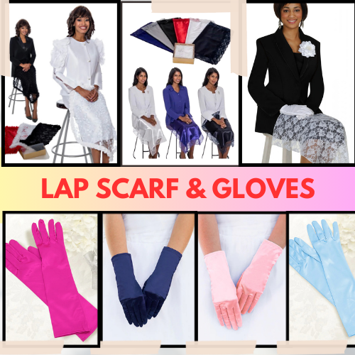 Church Gloves & Lap Scarf