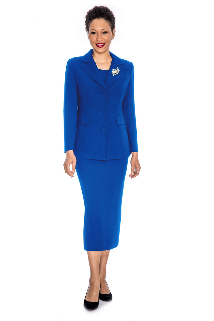 Giovanna Usher Suit 0655C-Royal - Church Suits For Less