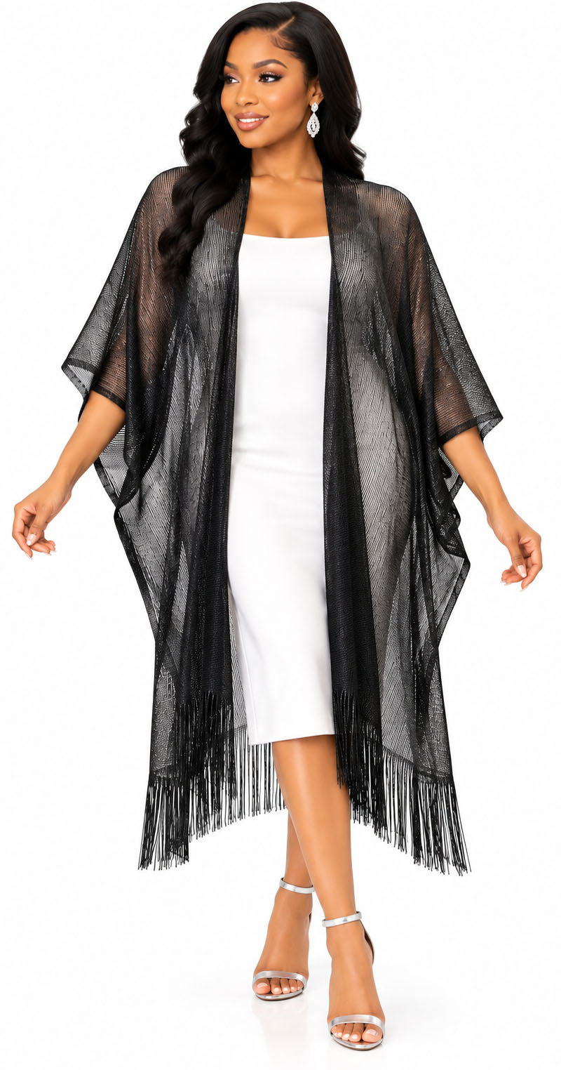 Women Elegant Cardigan BC8816-Black