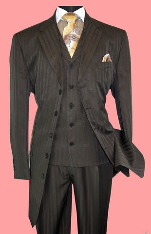 Fortino Landi Men Suit 29198C-Brown