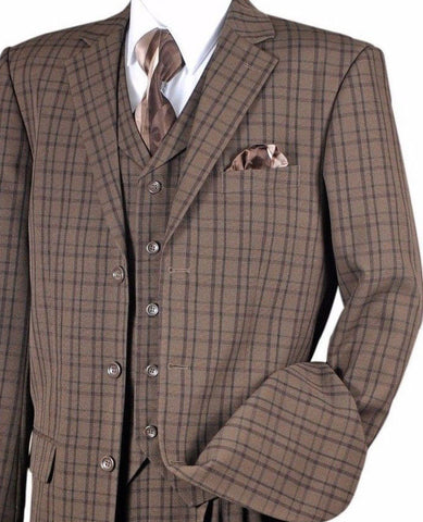 Milano Moda Suit 5802V6C-Brown - Church Suits For Less