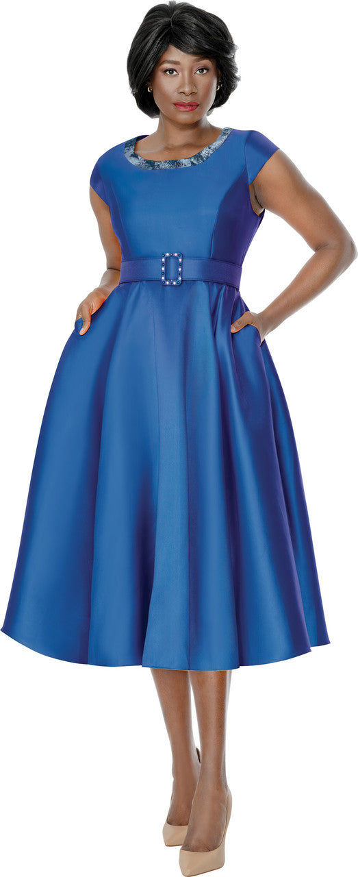Terramina Dress 7338 Dress-Blue