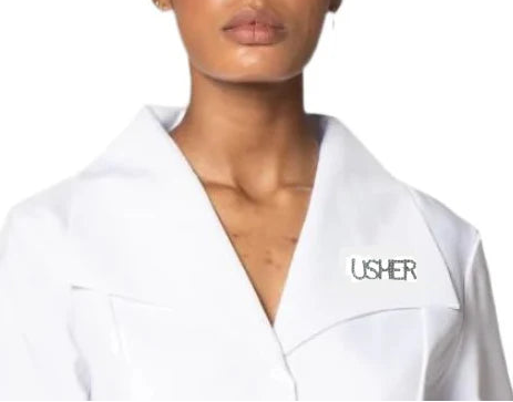Women Church Brooch-Usher