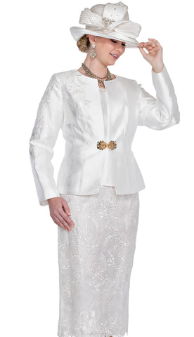 Aussie Austine Church Suit 5856-White
