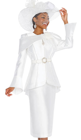 Aussie Austine Church Suit 5865C-White