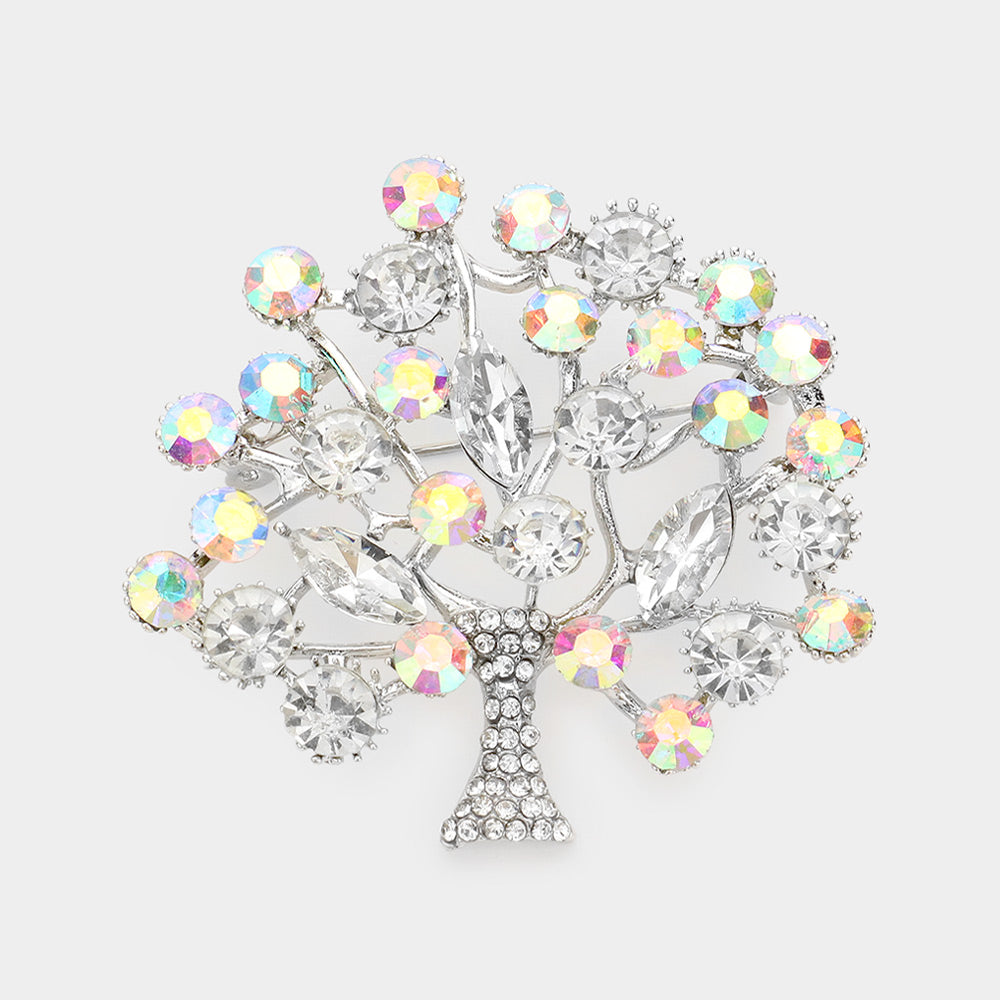 Women Church Brooch- 1124 Silver - Church Suits For Less
