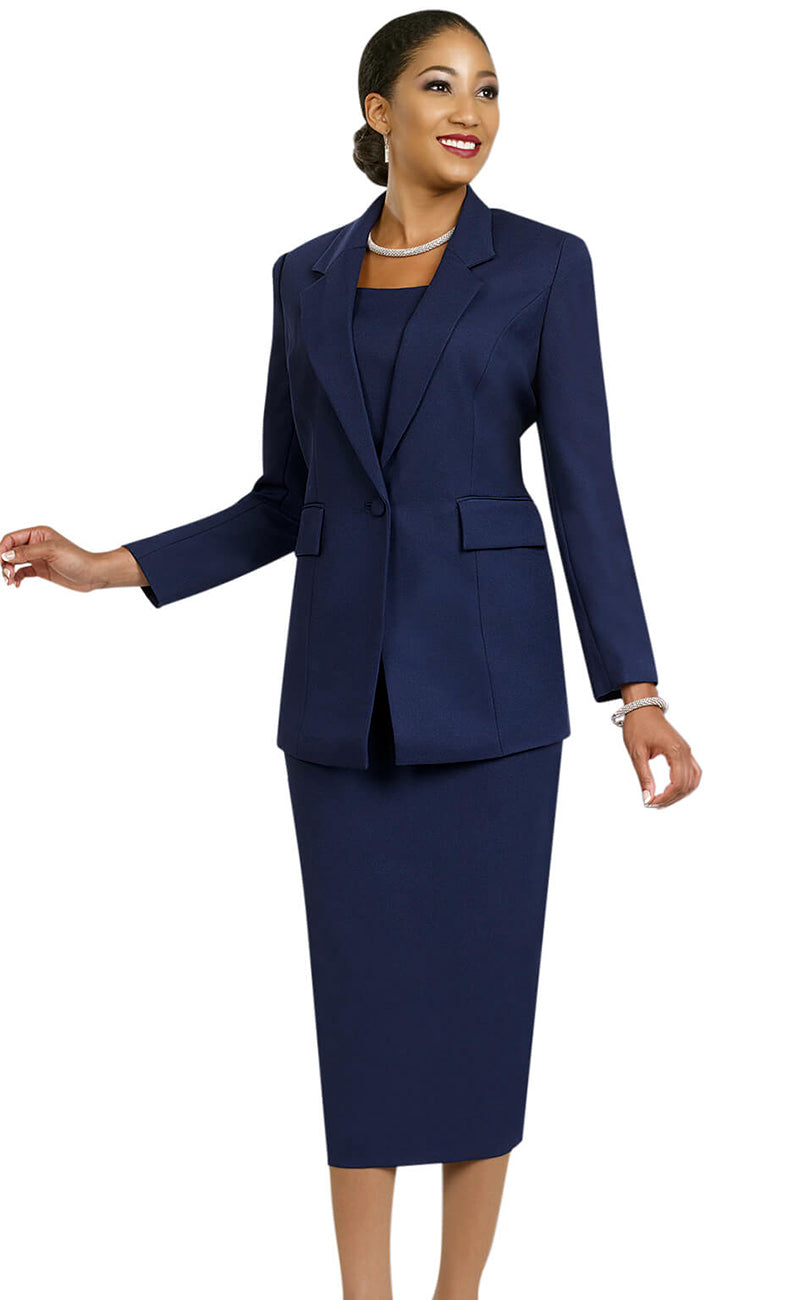 Ben Marc Usher Suit 2299-Navy main image 1