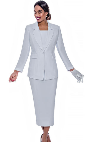 Ben Marc Usher Suit 2295-White - Church Suits For Less
