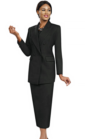 Ben Marc Usher Suit 2298C-Black - Church Suits For Less