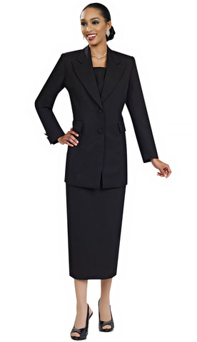 Ben Marc Usher Suit 2299-Black - Church Suits For Less