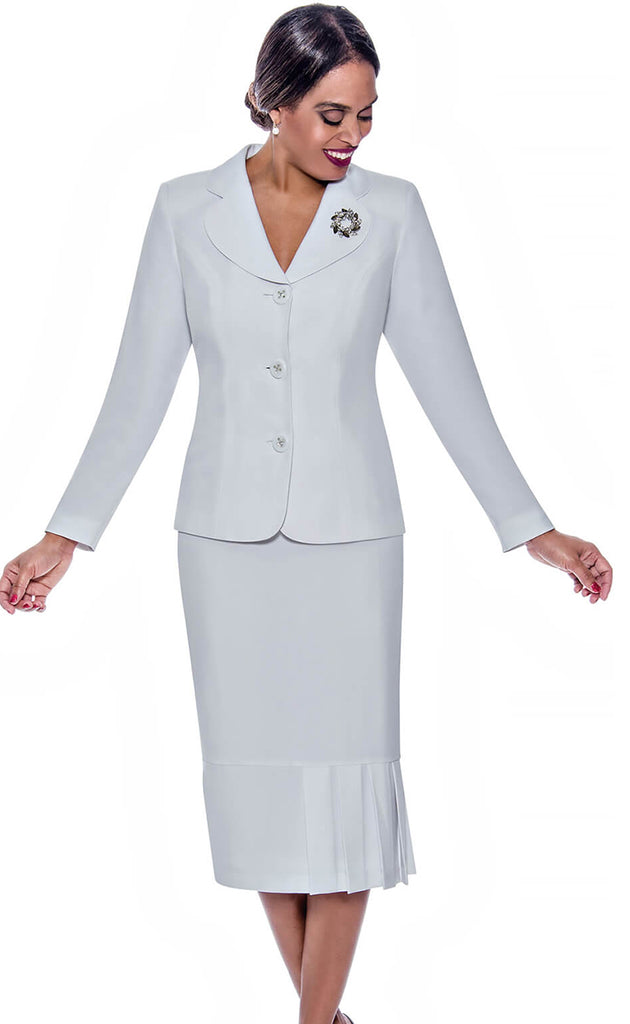 Ben Marc Usher Suit 78095-White - Church Suits For Less