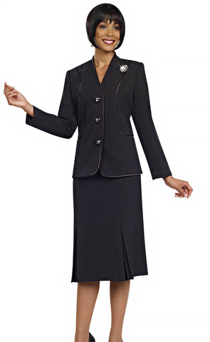Ben Marc Usher Suit 78098C-Black - Church Suits For Less