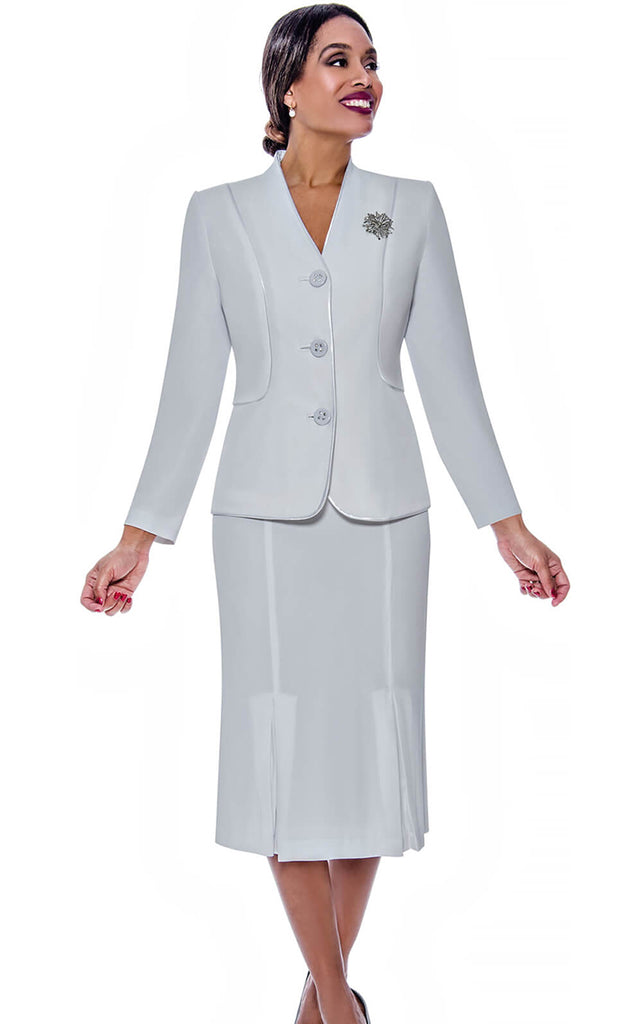 Ben Marc Usher Suit 78098-White - Church Suits For Less
