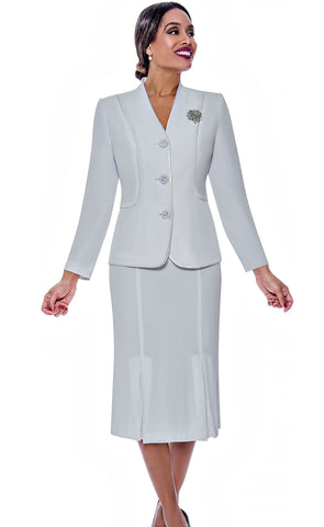 Ben Marc Usher Suit 78098C-White - Church Suits For Less