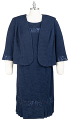 Brianna Melay Jkt Dress 29981-Navy - Church Suits For Less