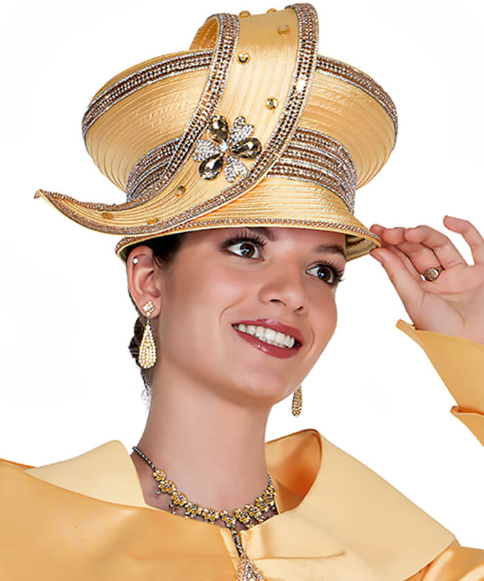 Champagne Italy H6214 Church Hat main image 0