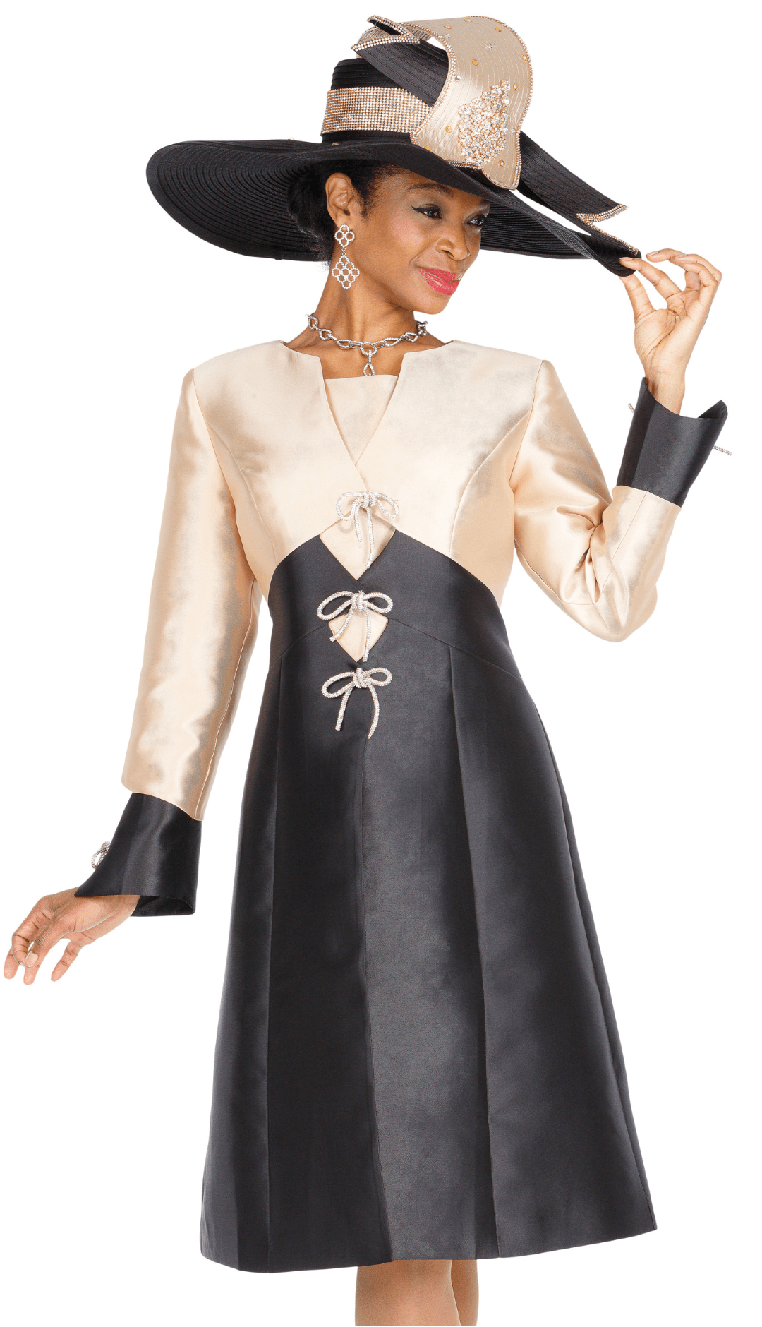 Champagne Italy Church Dress 6114, Select / 10 / Add Hat +$199.00 | Church Suits For Less Champagne Italy Church Dress 6114, Select / 10 / Add Hat +$199.00 | Church Suits For Less