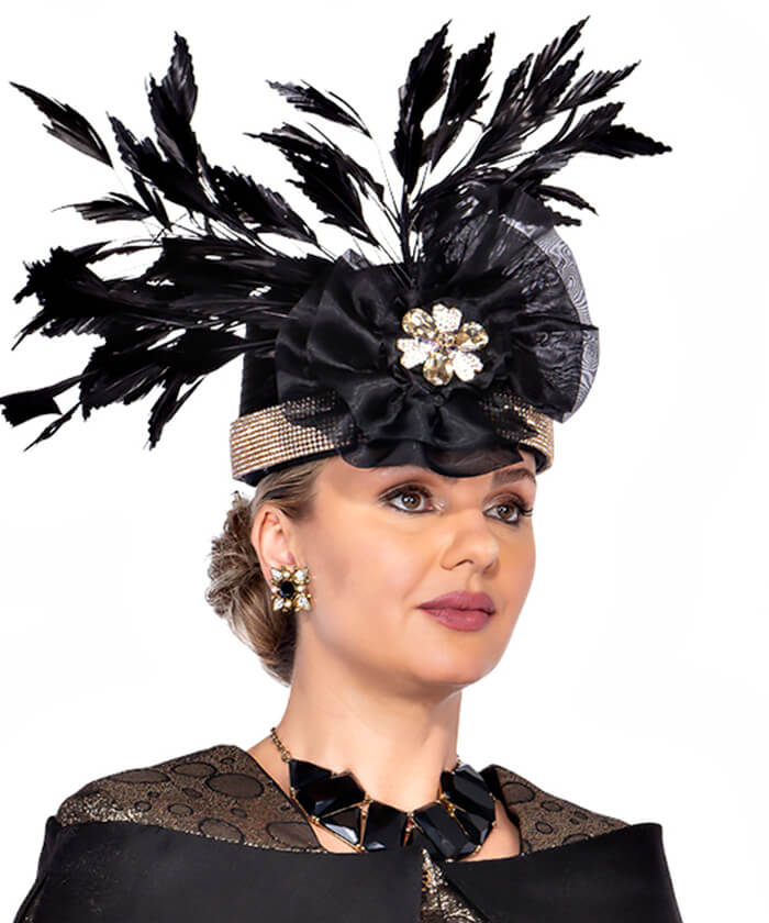 Champagne Italy Church Hat 6023C-Peach main image 0
