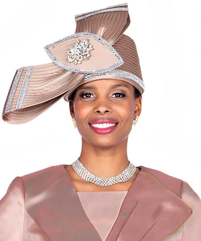 Champagne Italy Church Hat 5923