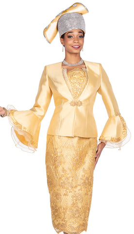 Champagne Italy Church Suit 5910