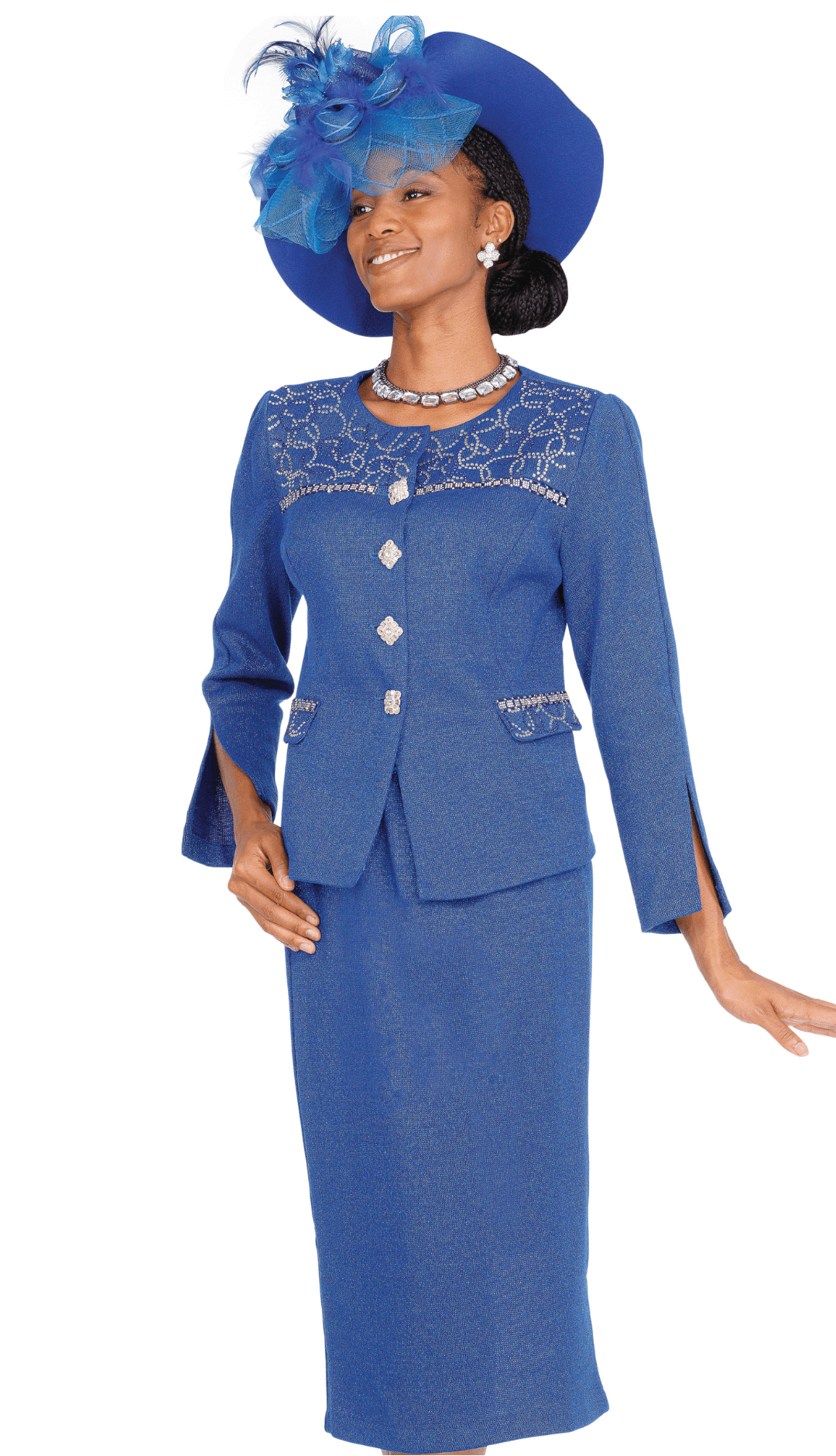 Elite Champagne Church Suit 5957-Royal Blue, Royal Blue / 22 / Select | Church Suits For Less Elite Champagne Church Suit 5957-Royal Blue, Royal Blue / 22 / Select | Church Suits For Less