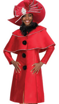 Champagne Italy Church Dress 6116-Red