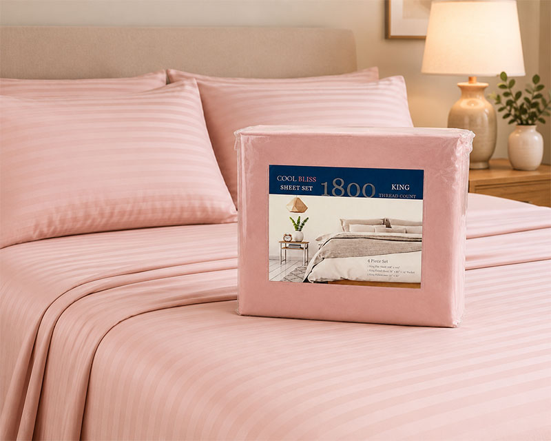 Cool Bliss 1800 Thread Count King Sheet Set