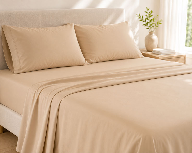 Bamboo Home Bamboo Cotton Queen Sheet Set