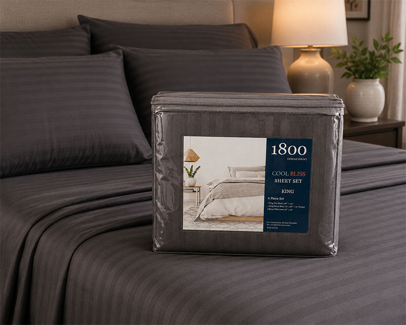 Cool Bliss 1800 Thread Count King Sheet Set