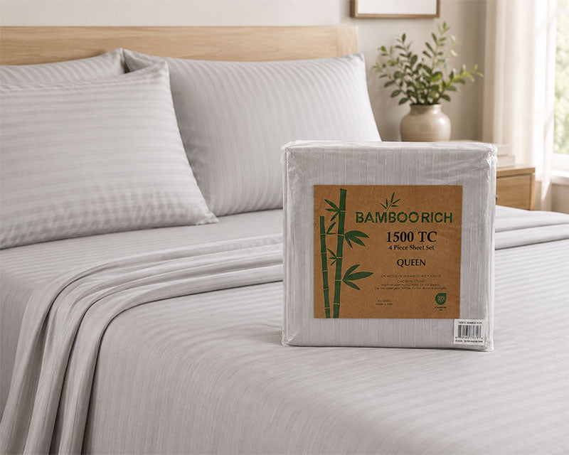 BambooRich 1500 TC Queen Sheet Set