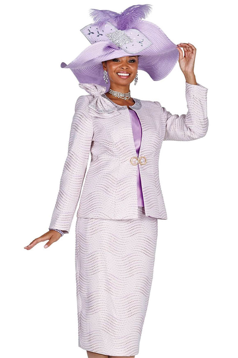 Designer Church Suit 6267-Lilac