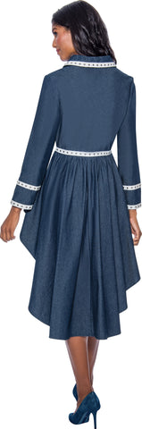 Devine Sport Denim Skirt Suit 63772 - Church Suits For Less