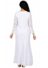 Diana Couture Dress 8737-White