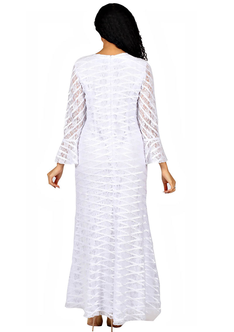 Diana Couture Dress 8737-White